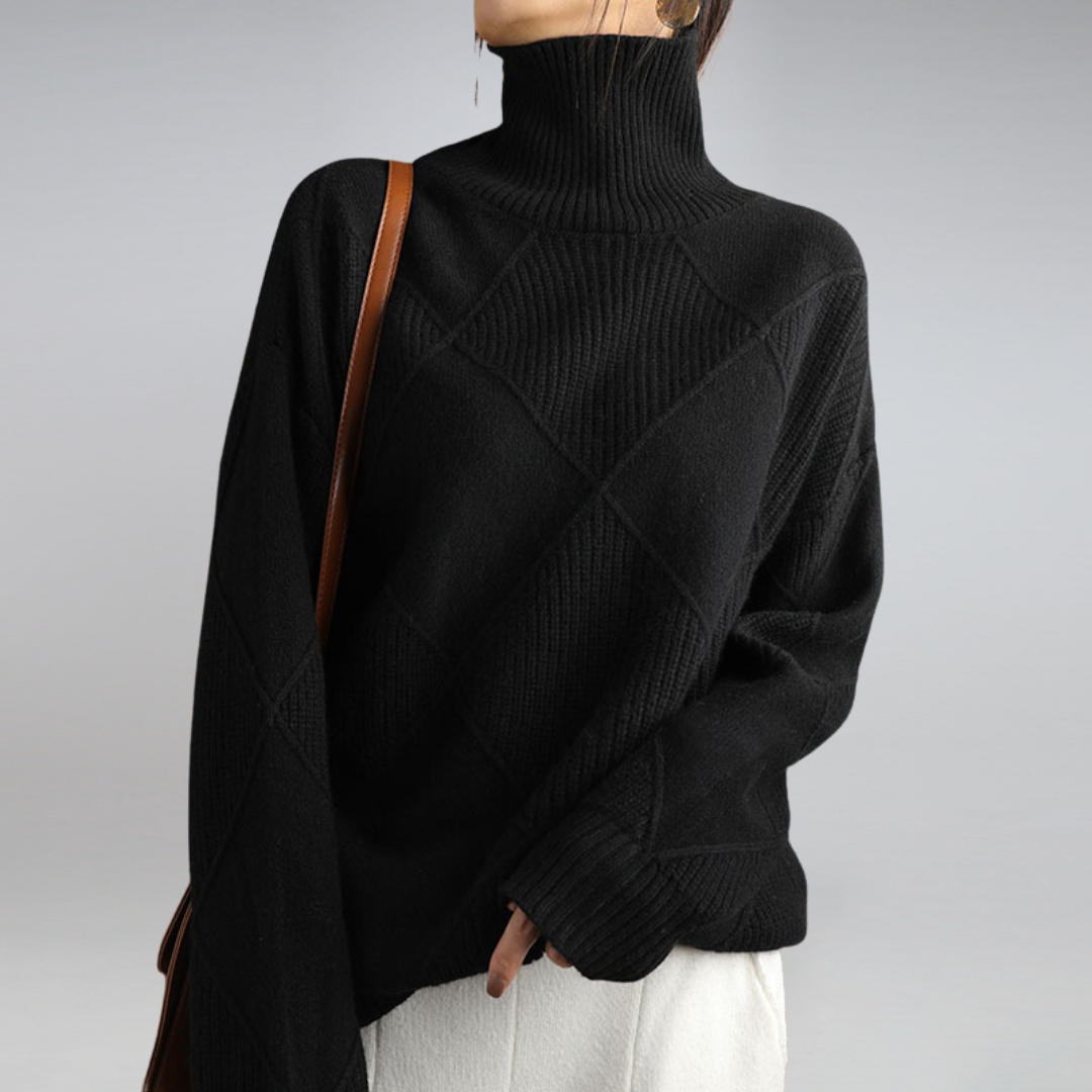 Camille - Eleganter Rollkragenpullover