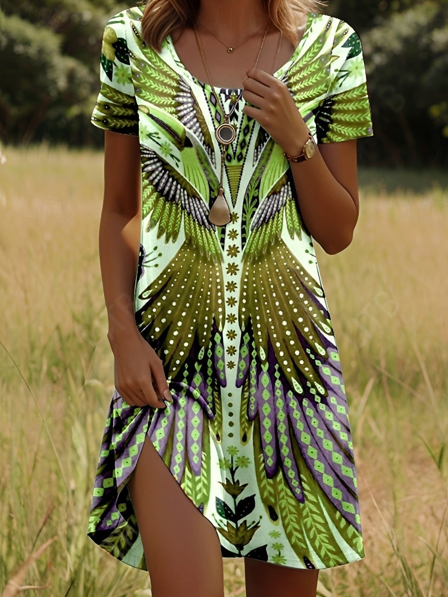 Lyssa - Elegantes Kleid mit Print für Damen