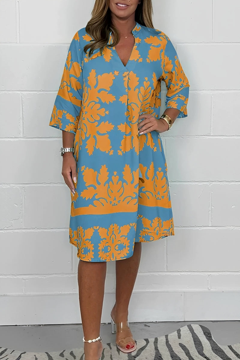 Tanya - Elegantes, locker geschnittenes Damenkleid