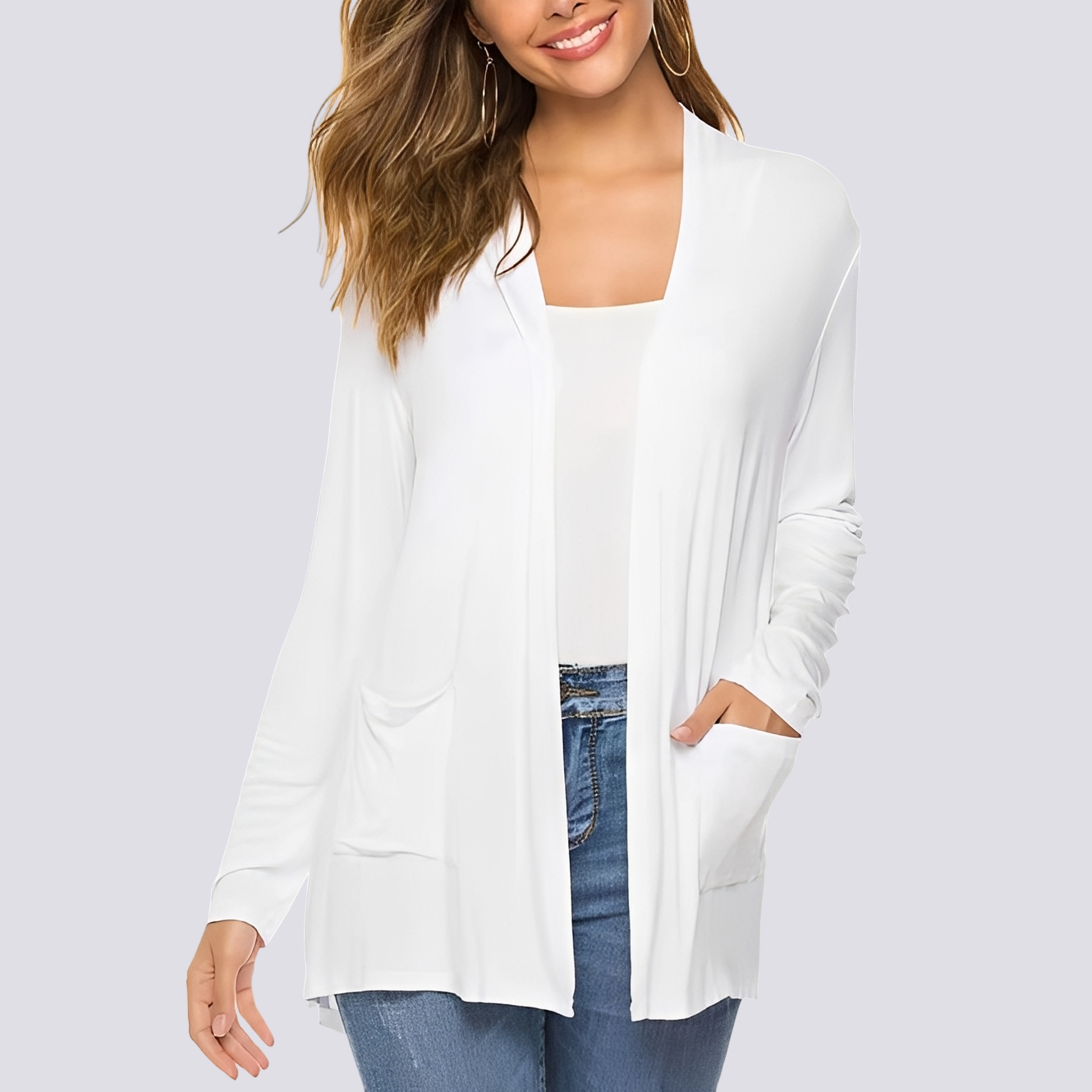 Bertha - Komfortable Langarm-Jacke
