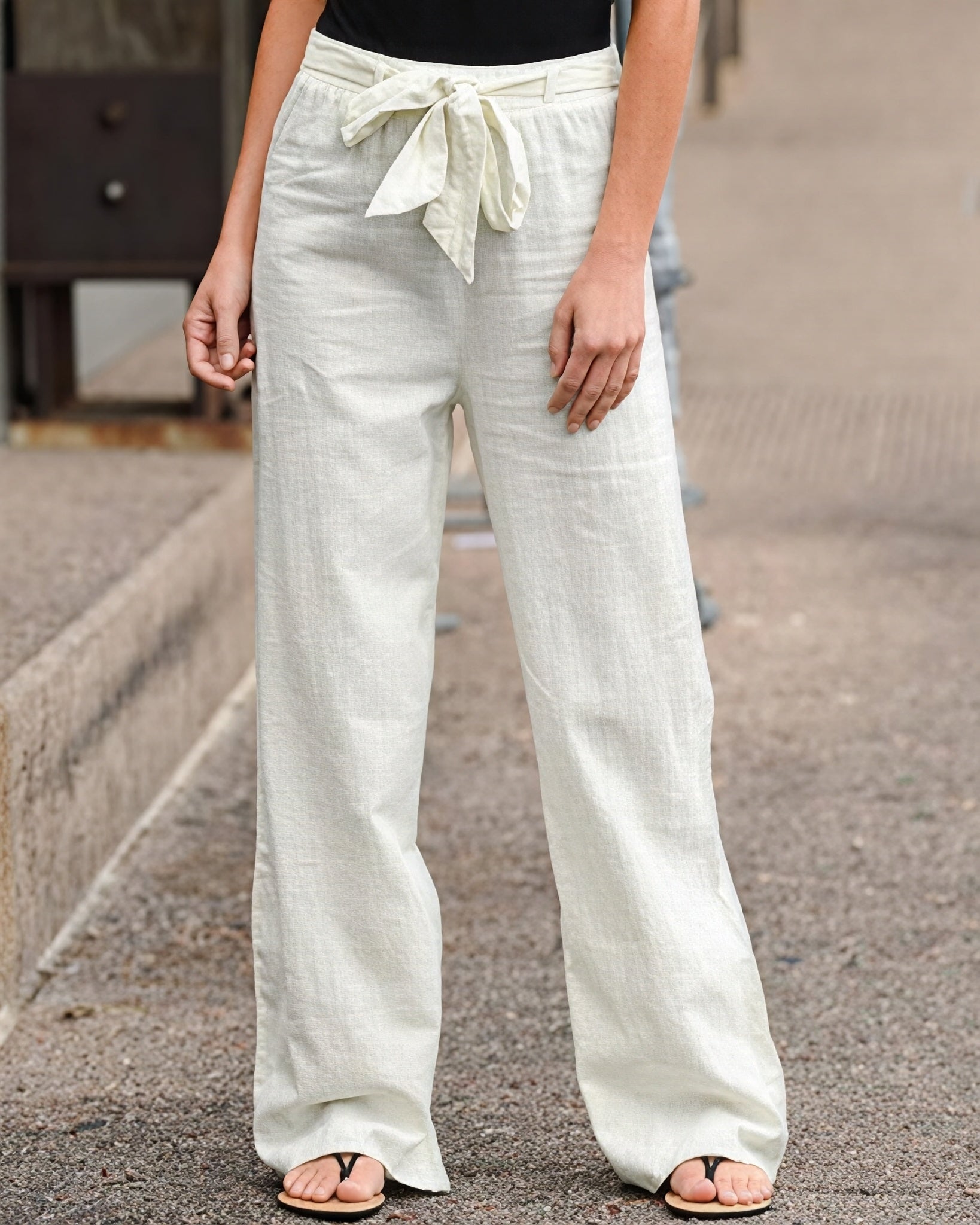 Sarah - Bequeme Hose mit weiter Beinform
