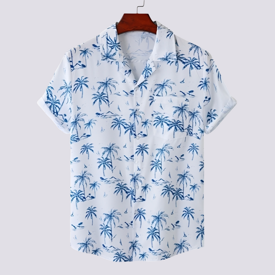Ronan - Elegantes Herrenhemd mit Hawaii-Muster