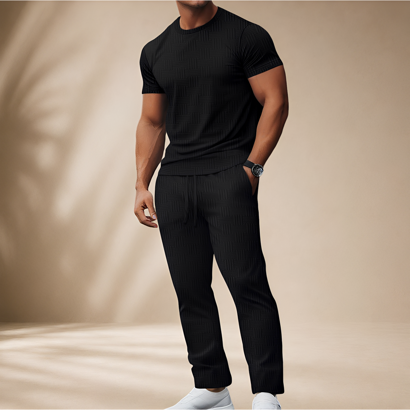 Thomas - Elegantes T-Shirt-Hosen-Set