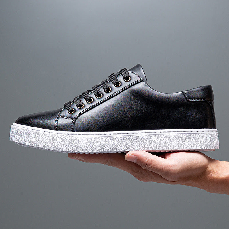 Dominik - Freizeit-Sneakers mit gebürstetem Finish