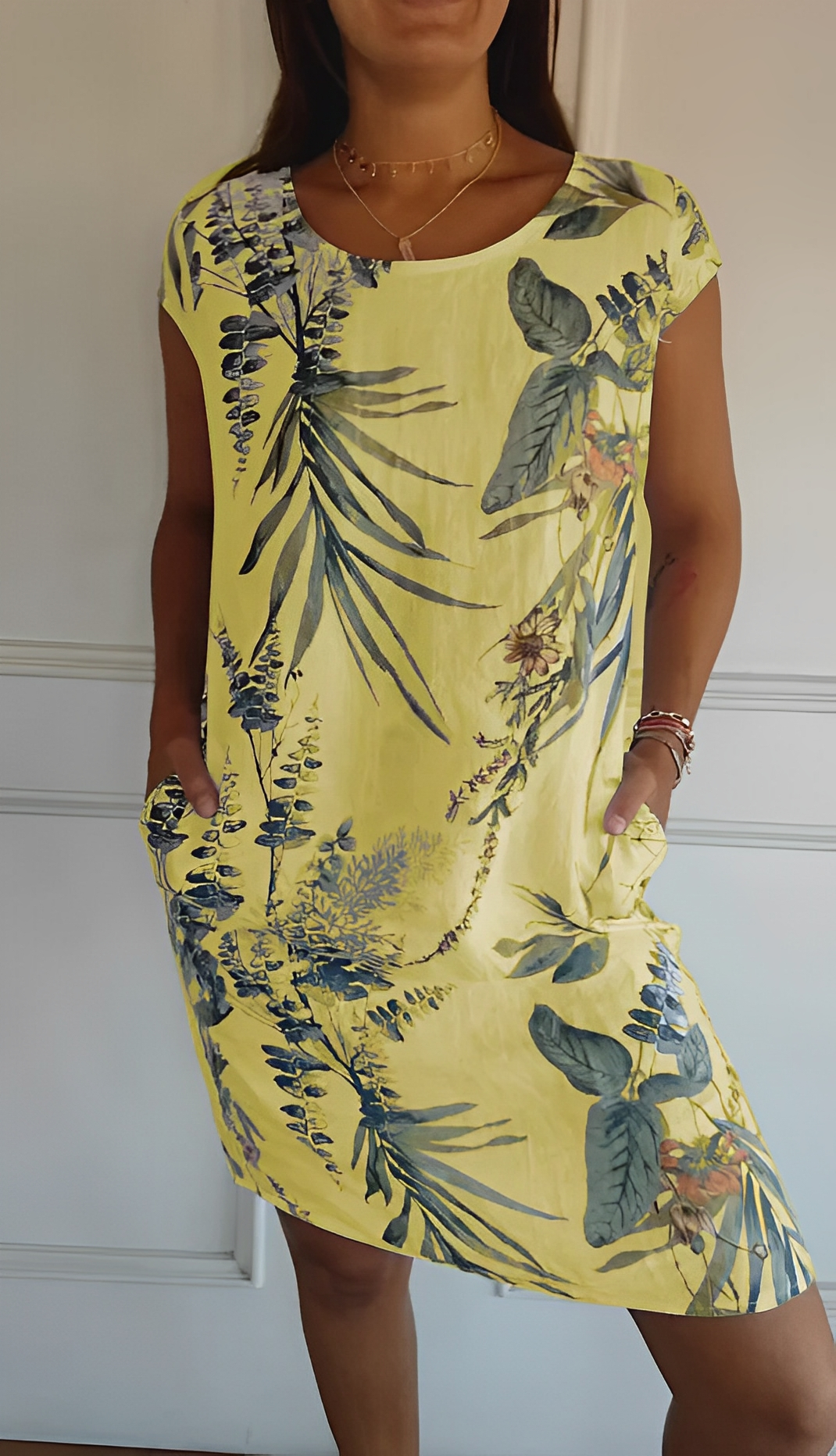 Tatiana - Leichtes Sommerkleid mit Print für Damen