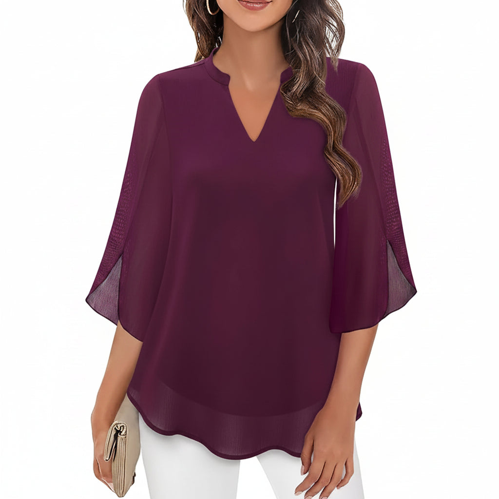 Brianna - Weite Bluse mit eleganter Silhouette