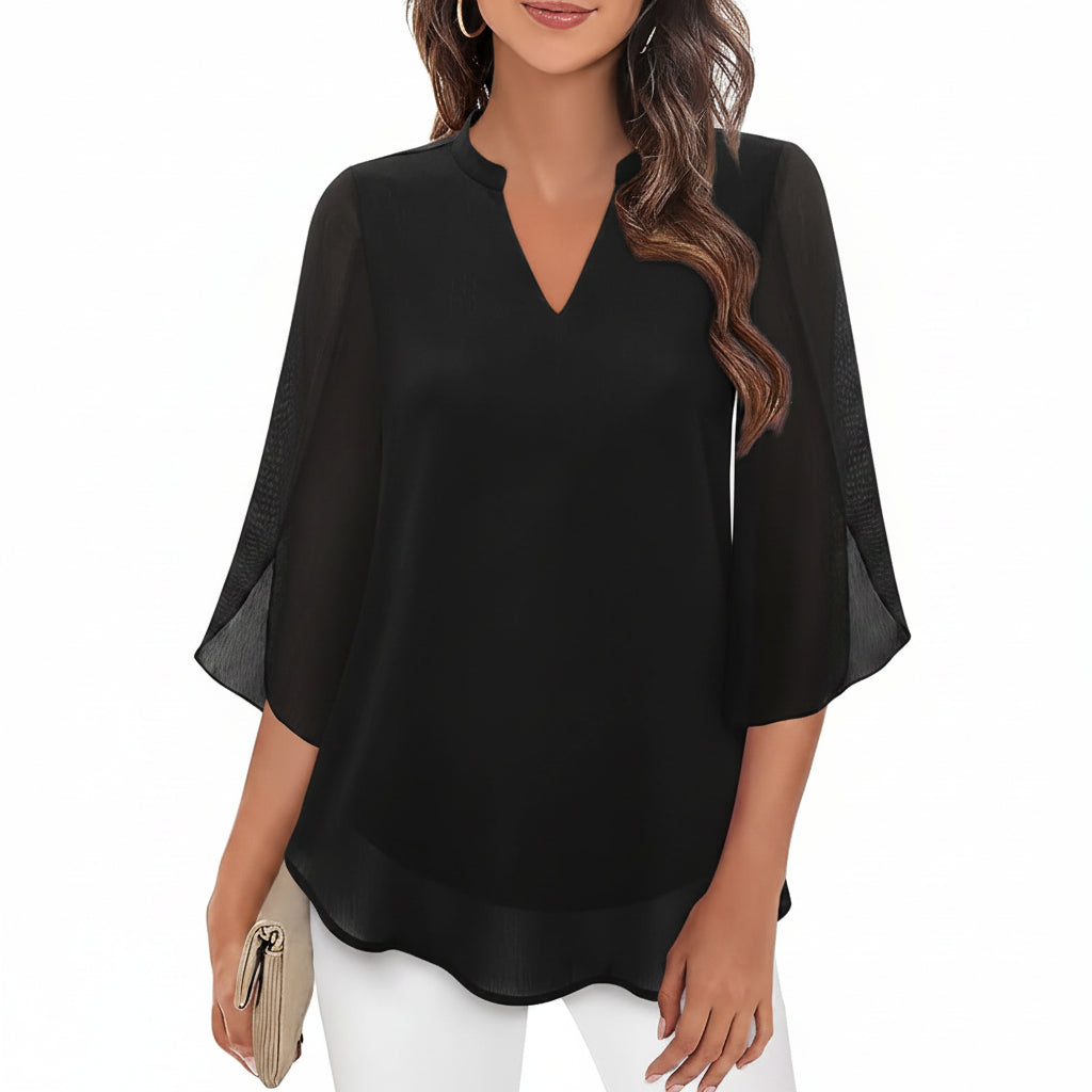 Brianna - Weite Bluse mit eleganter Silhouette