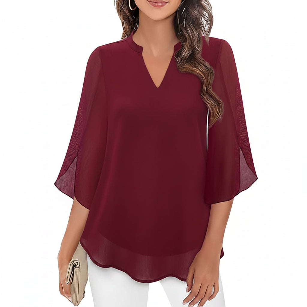 Brianna - Weite Bluse mit eleganter Silhouette