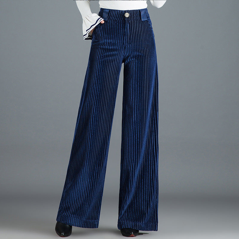 Casey - Modische Cordhose mit weitem Bein für Damen