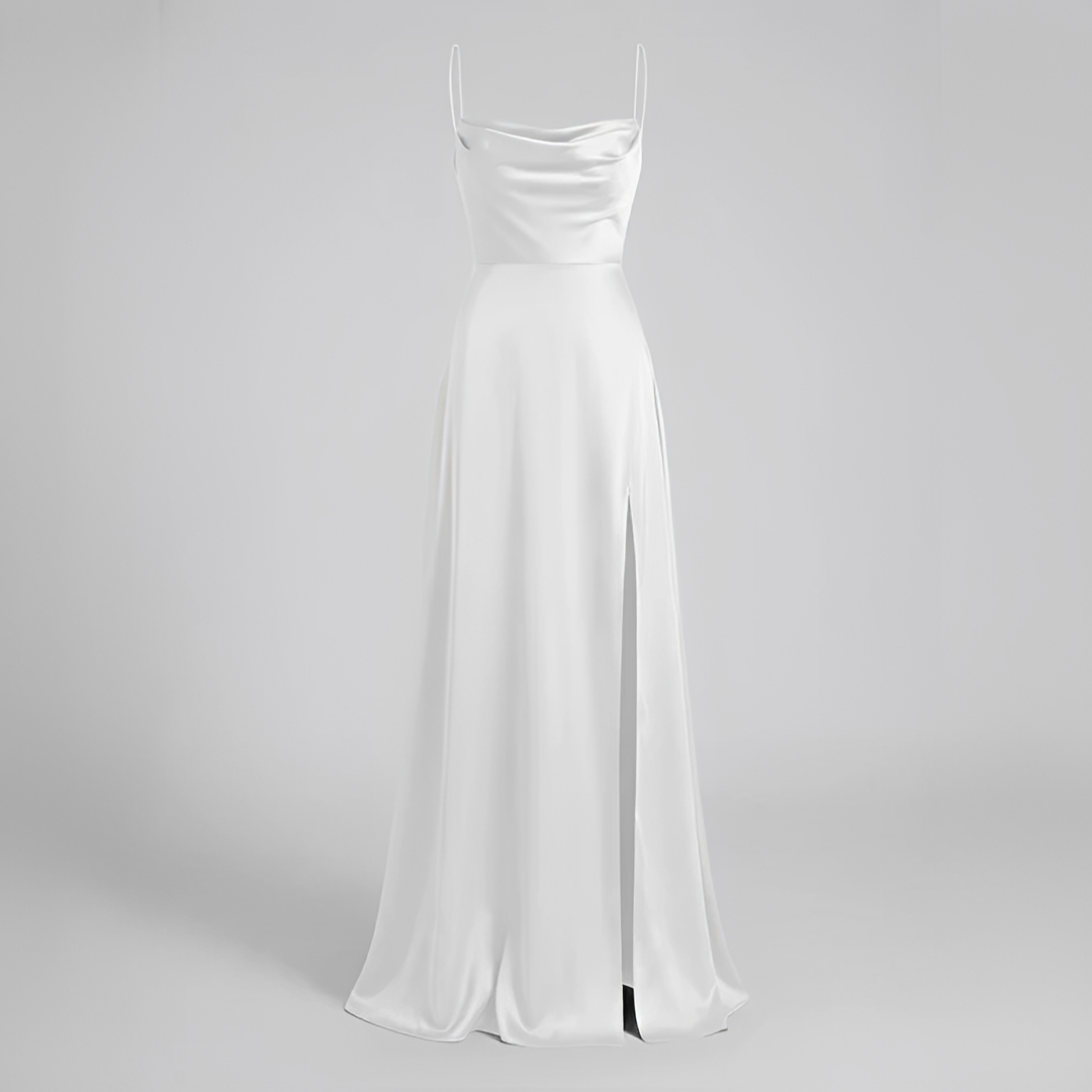 Glenda - Stilvolles, fließendes Damenkleid