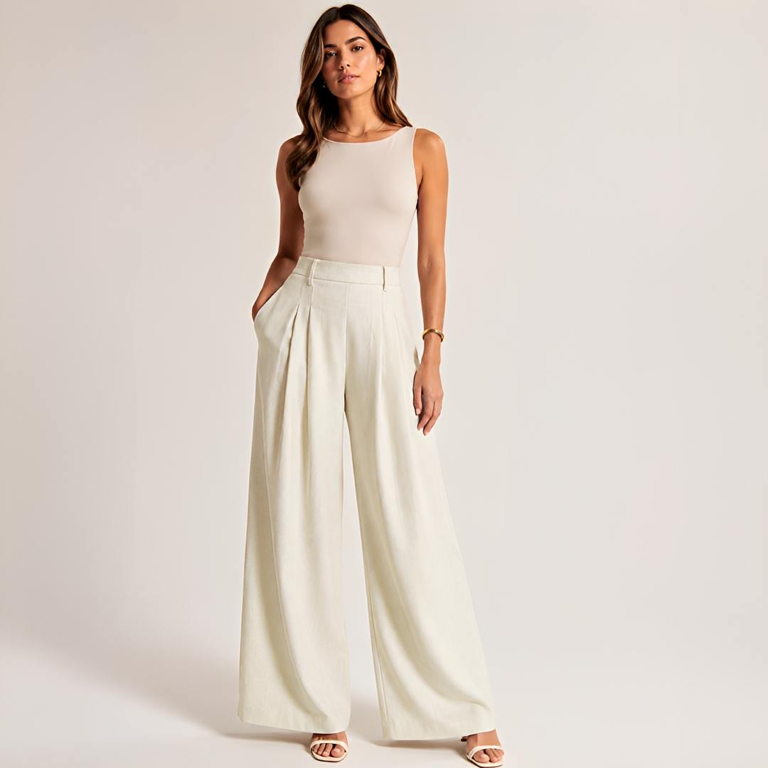 Brylee - Weite und leger geschnittene Hose