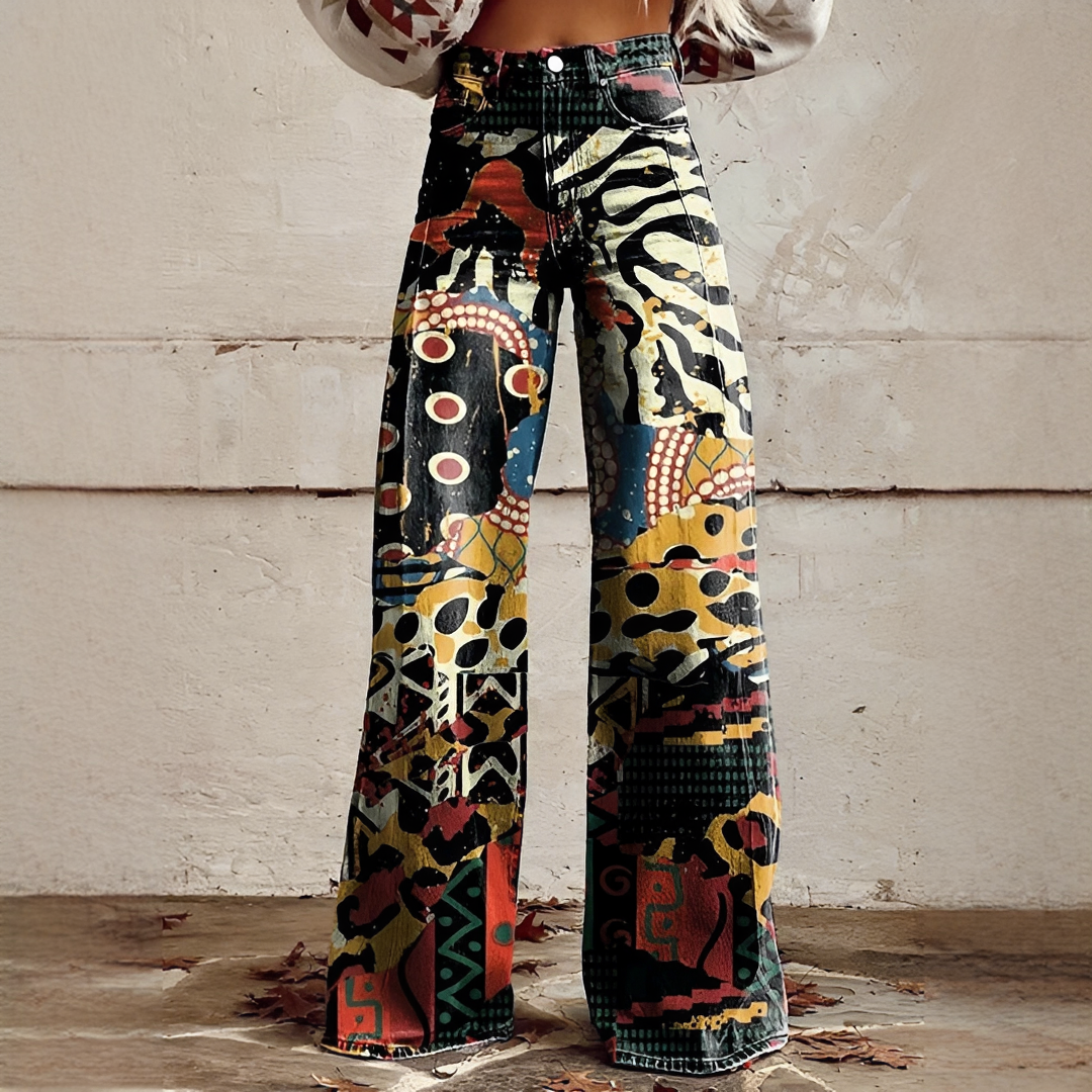 Shannon - Trendige Hose mit weitem Bein