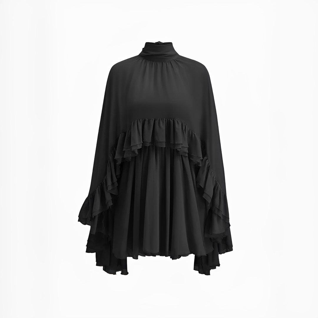 Zhuchin - Stilvolles Rüschenkleid