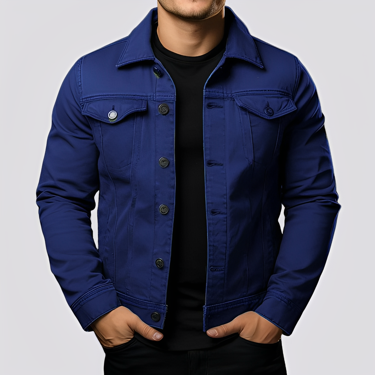 Maxwell - Traditionelle Herrenjacke aus festem Material