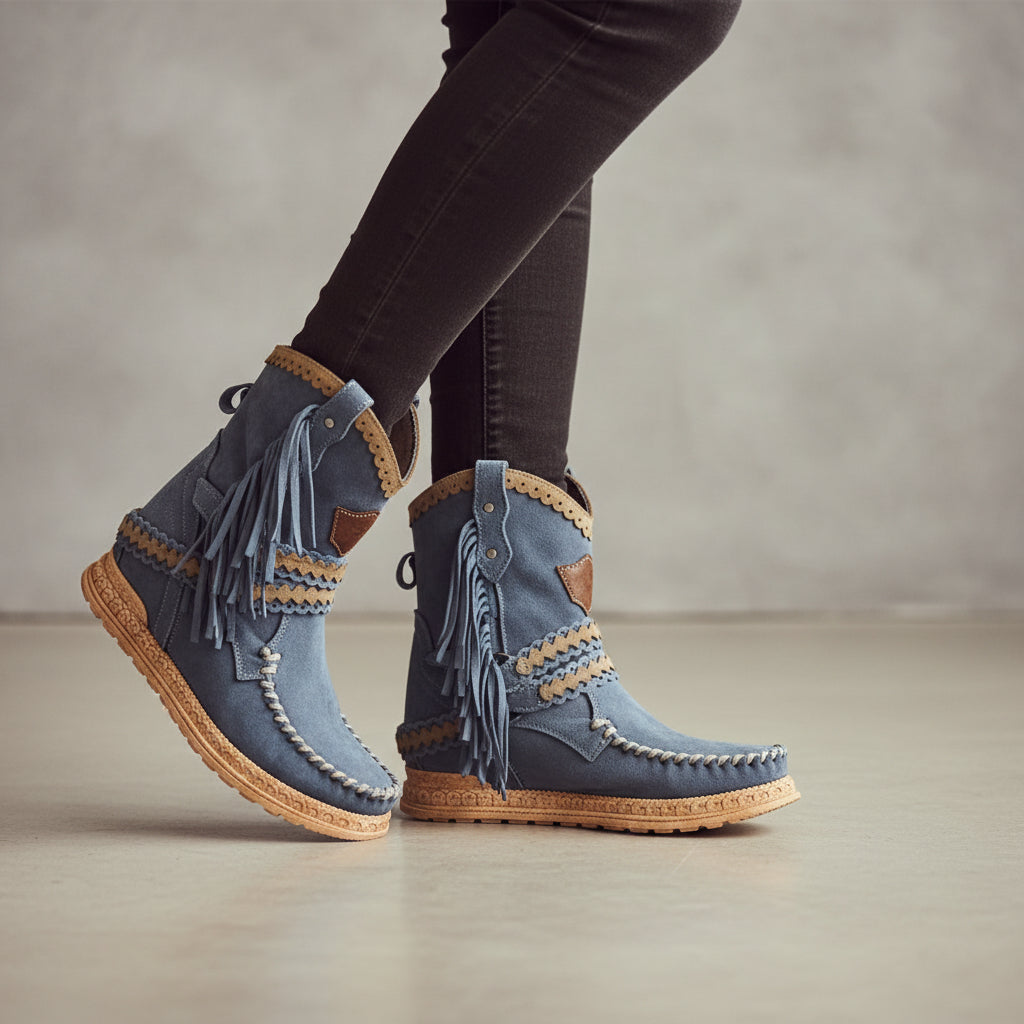 Brianna - Elegante Boho-Stiefeletten