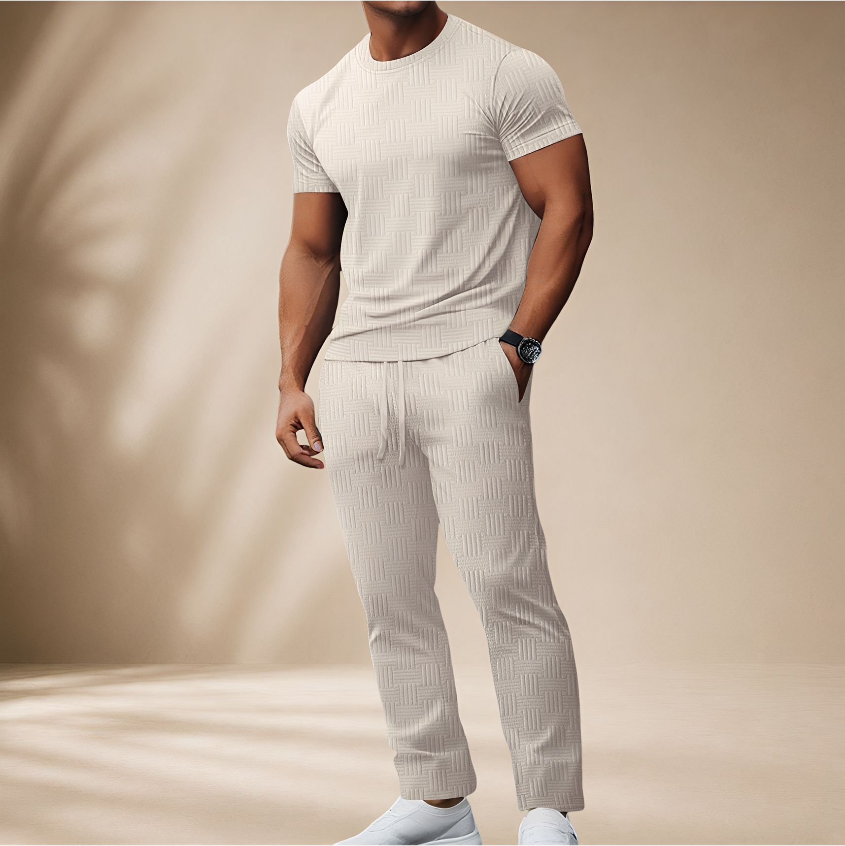 Thomas - Elegantes T-Shirt-Hosen-Set