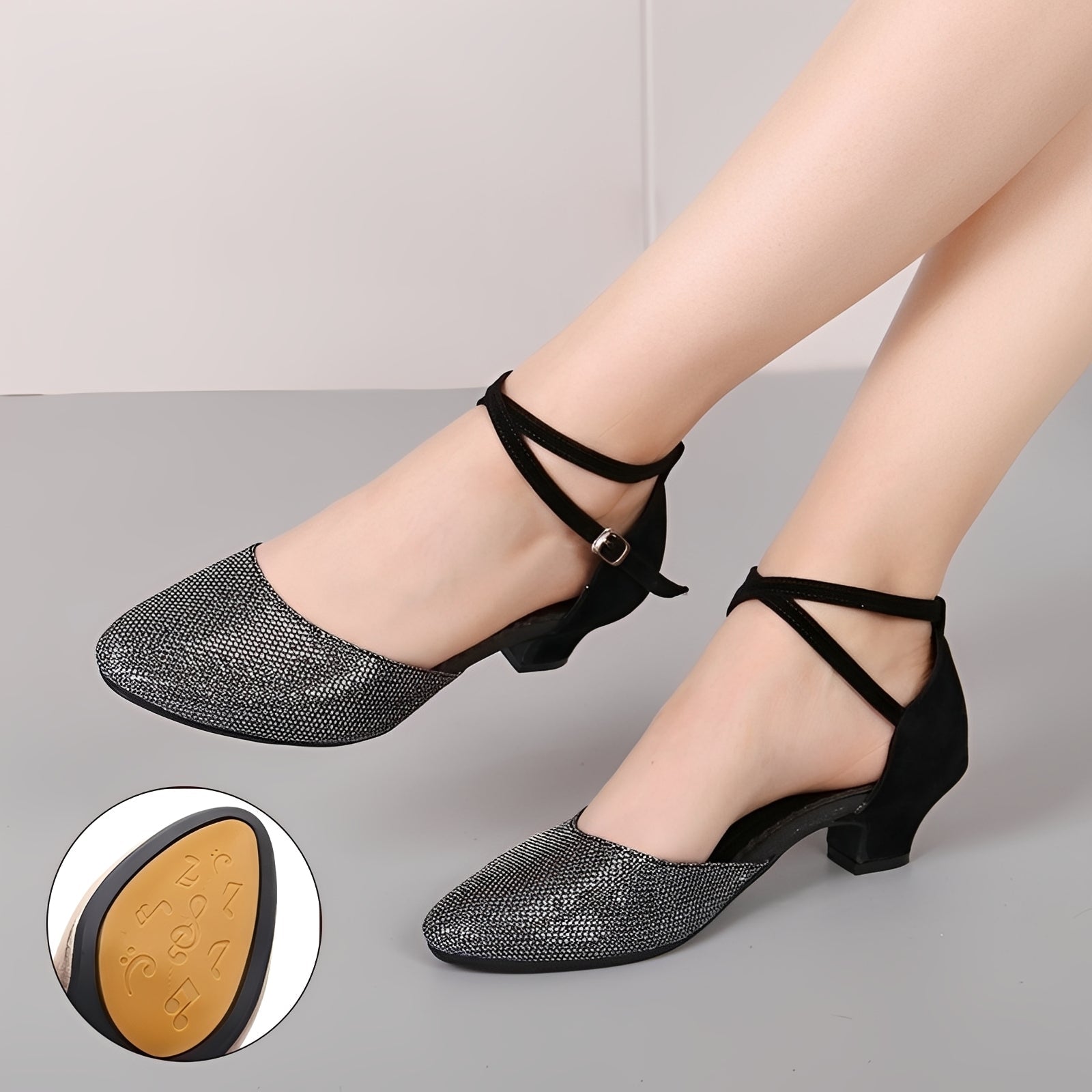 Carrie - Schicke Glitzersandalen für Damen