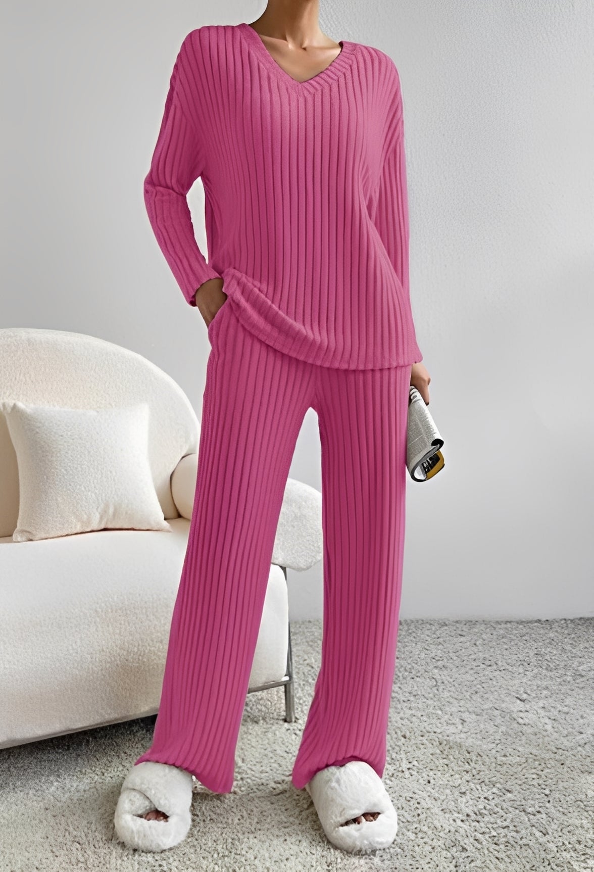 Niki - Lässiges gestreiftes Outfit-Set