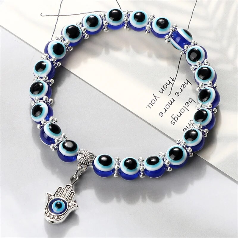 Evil Eye Ocean Style Knöchelband - Karma und Glück