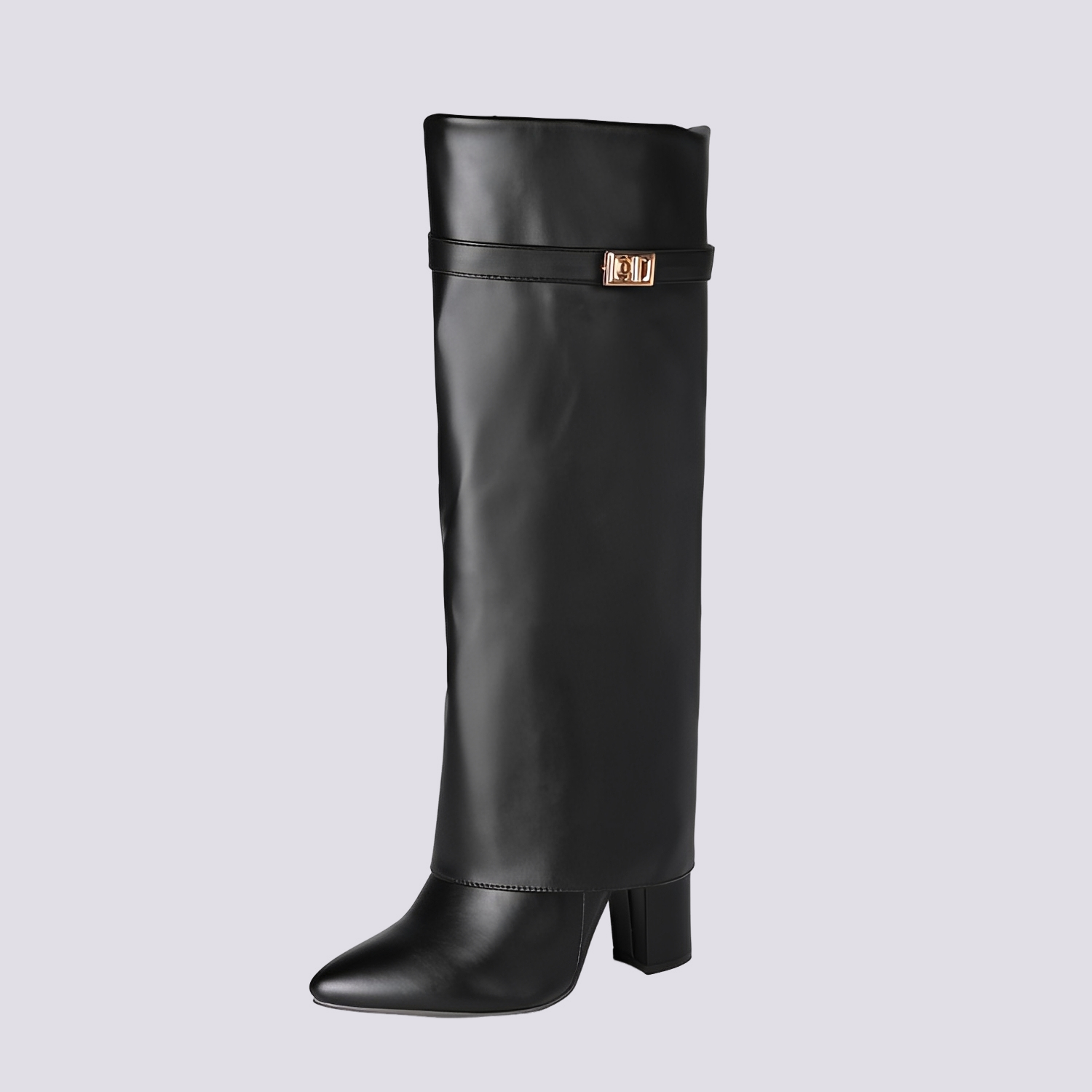Jacqueline - Schicke Stiefel mit Blockabsatz