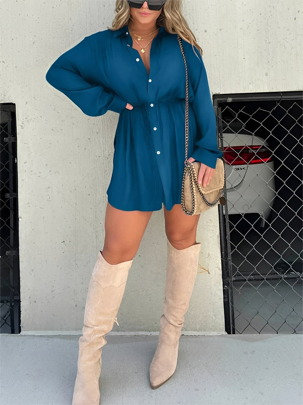 Effie - Bequemer Langarm-Jumpsuit