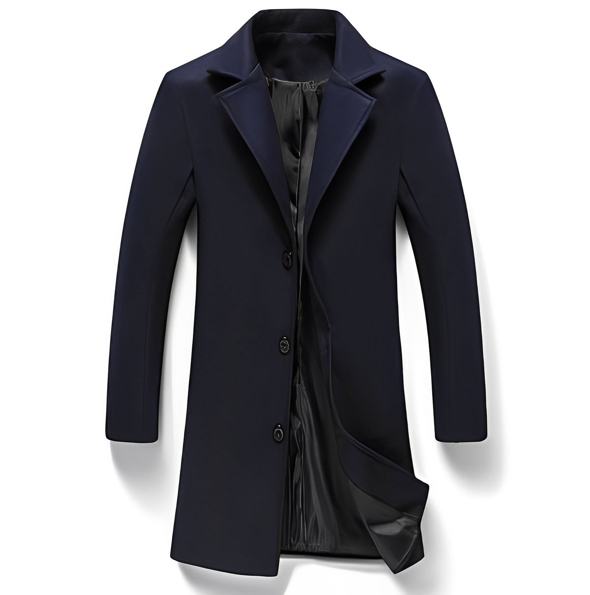 Johnson - Bequemer und warmer Mantel mit Knöpfen
