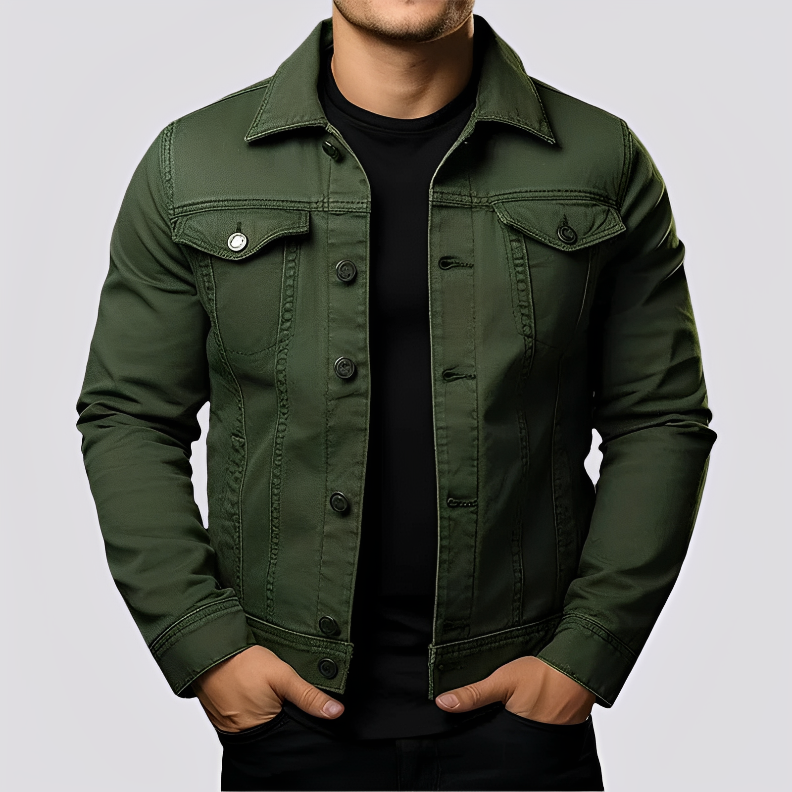 Maxwell - Traditionelle Herrenjacke aus festem Material