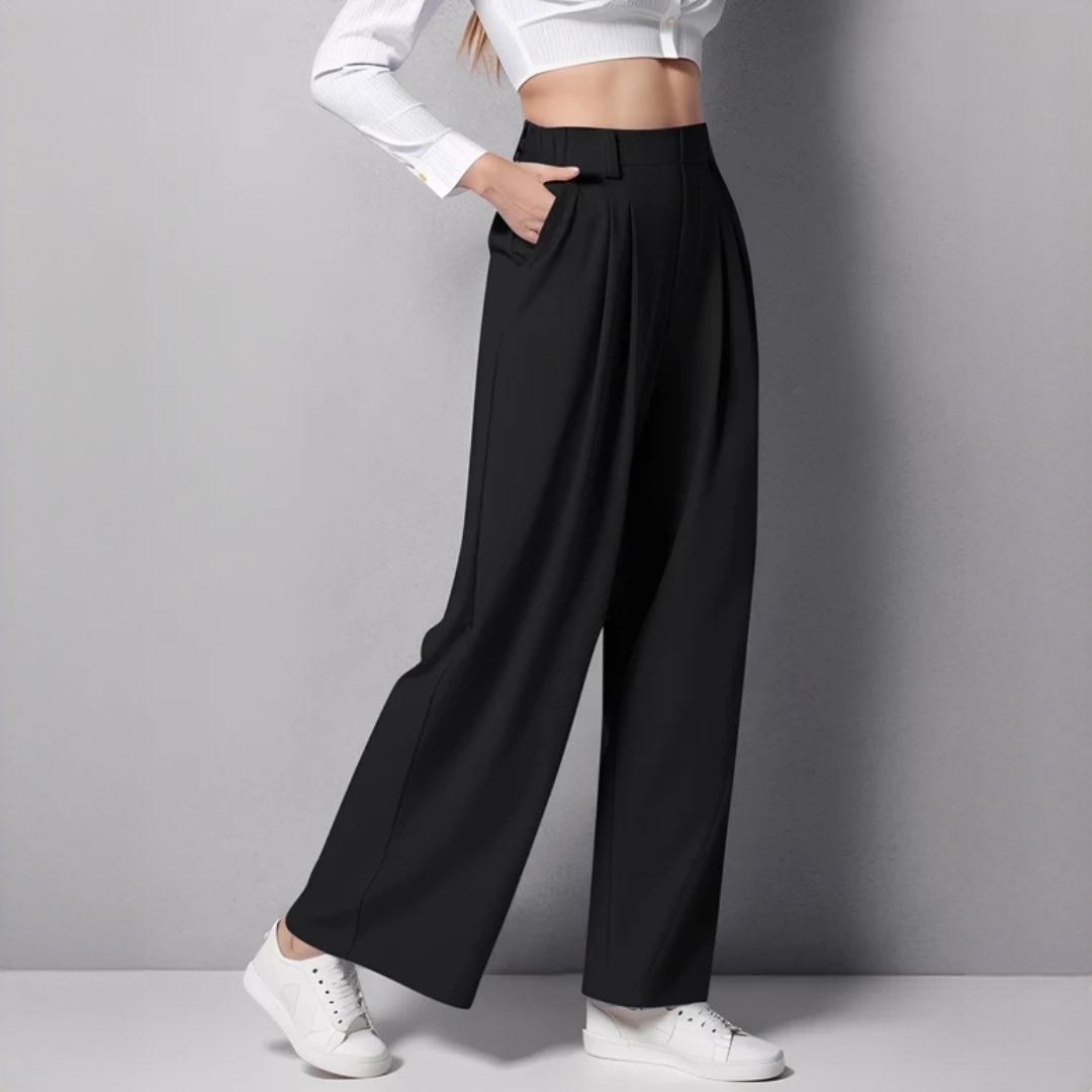 Montana - Bequeme Hose mit weitem Bein
