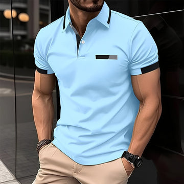 Julian - Elegantes, sportliches Polohemd mit Reverskragen für Herren