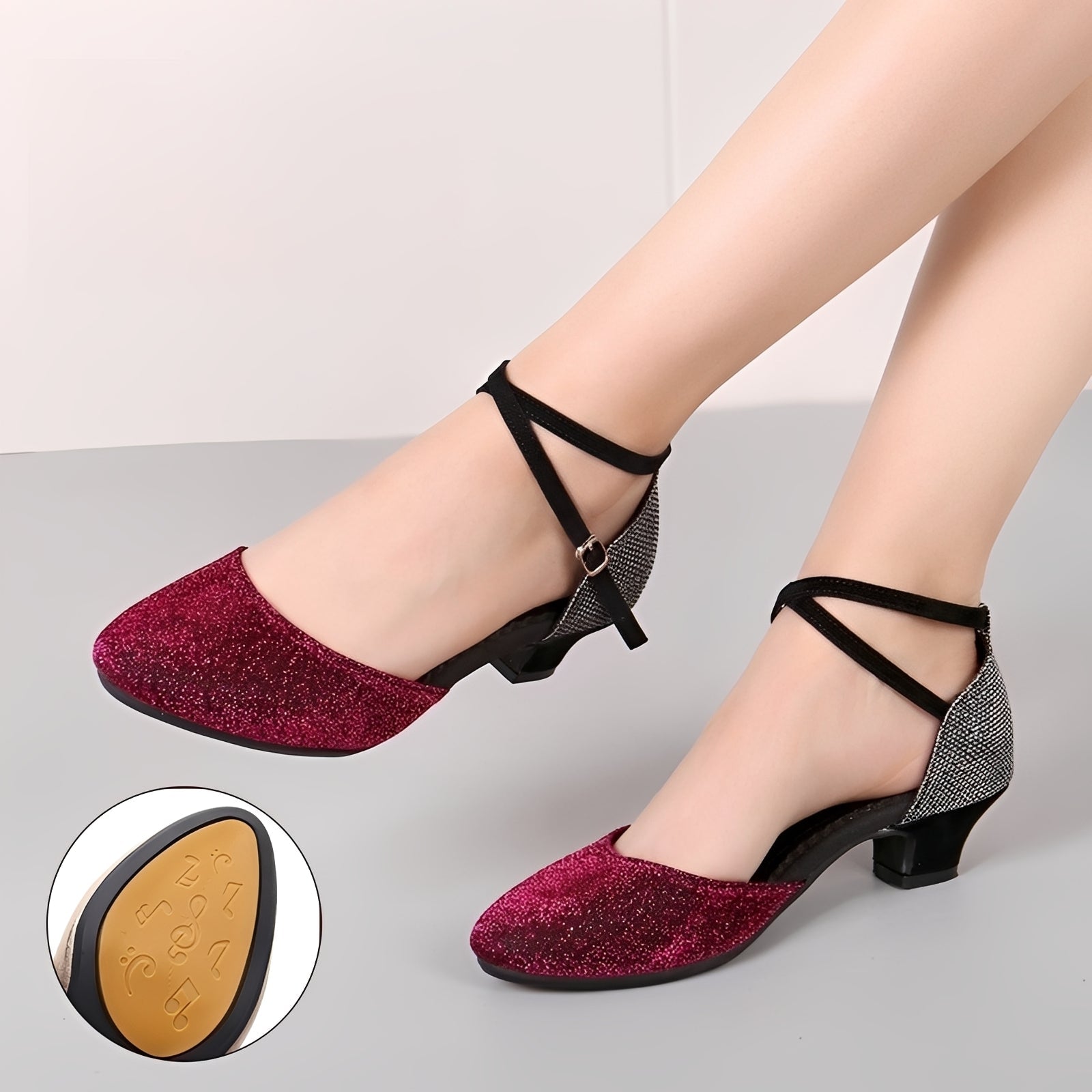 Carrie - Schicke Glitzersandalen für Damen