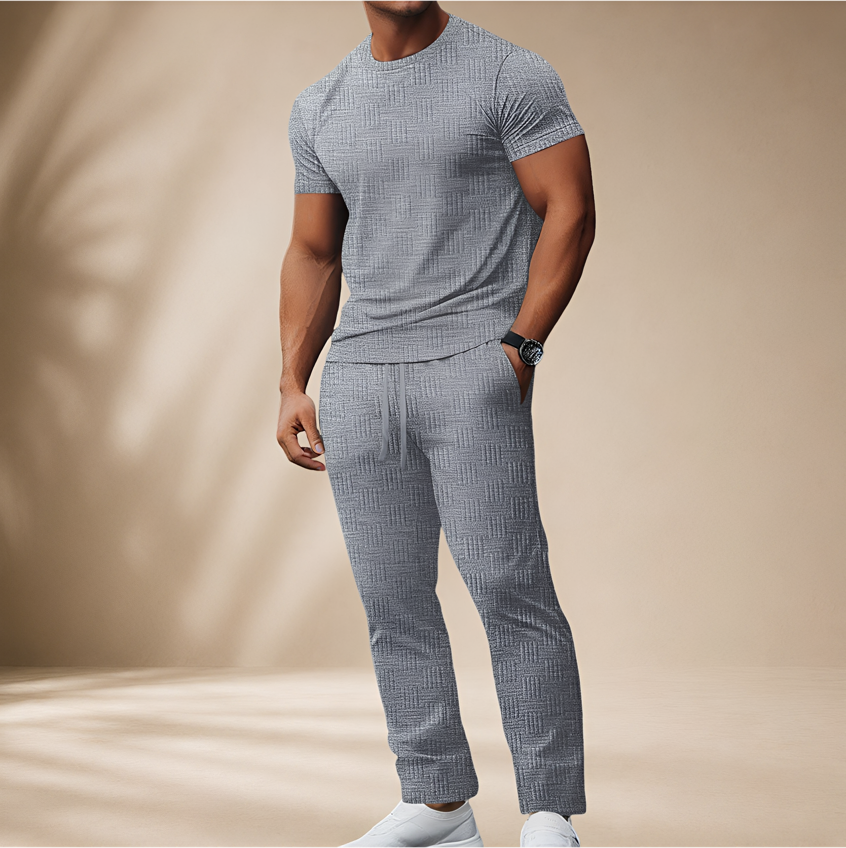 Thomas - Elegantes T-Shirt-Hosen-Set
