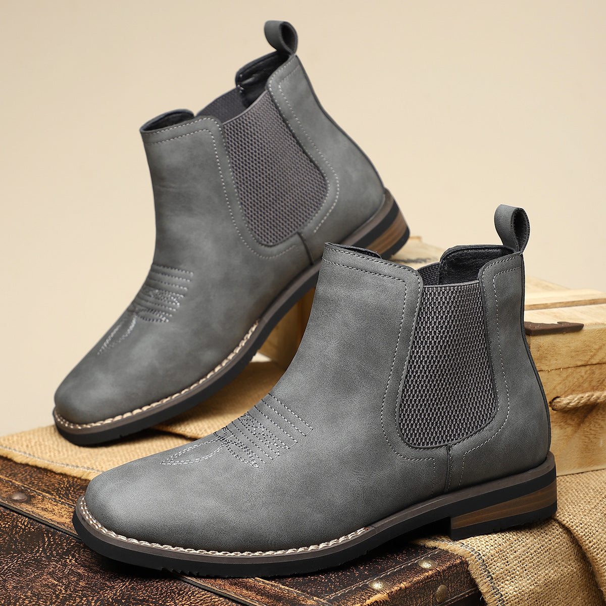 Carson - Stilvolle mittelhohe Wadenstiefel