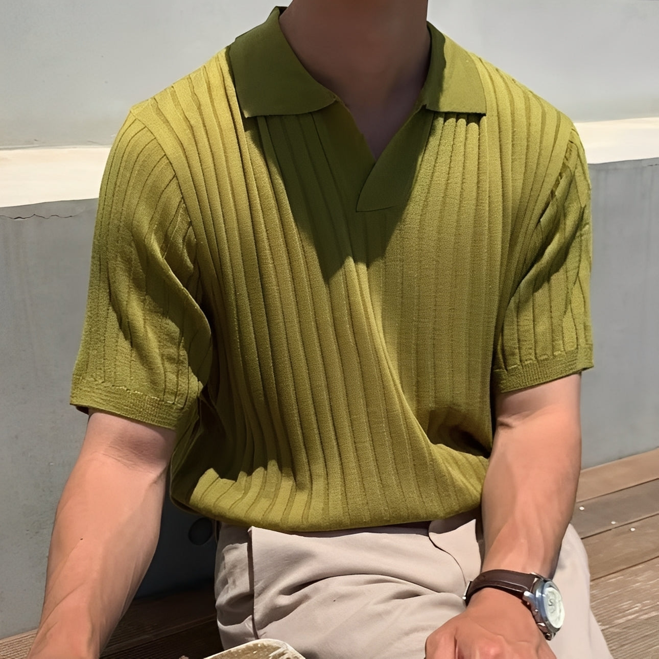 Melvin - Entspanntes Kurzarm-Poloshirt für Herren