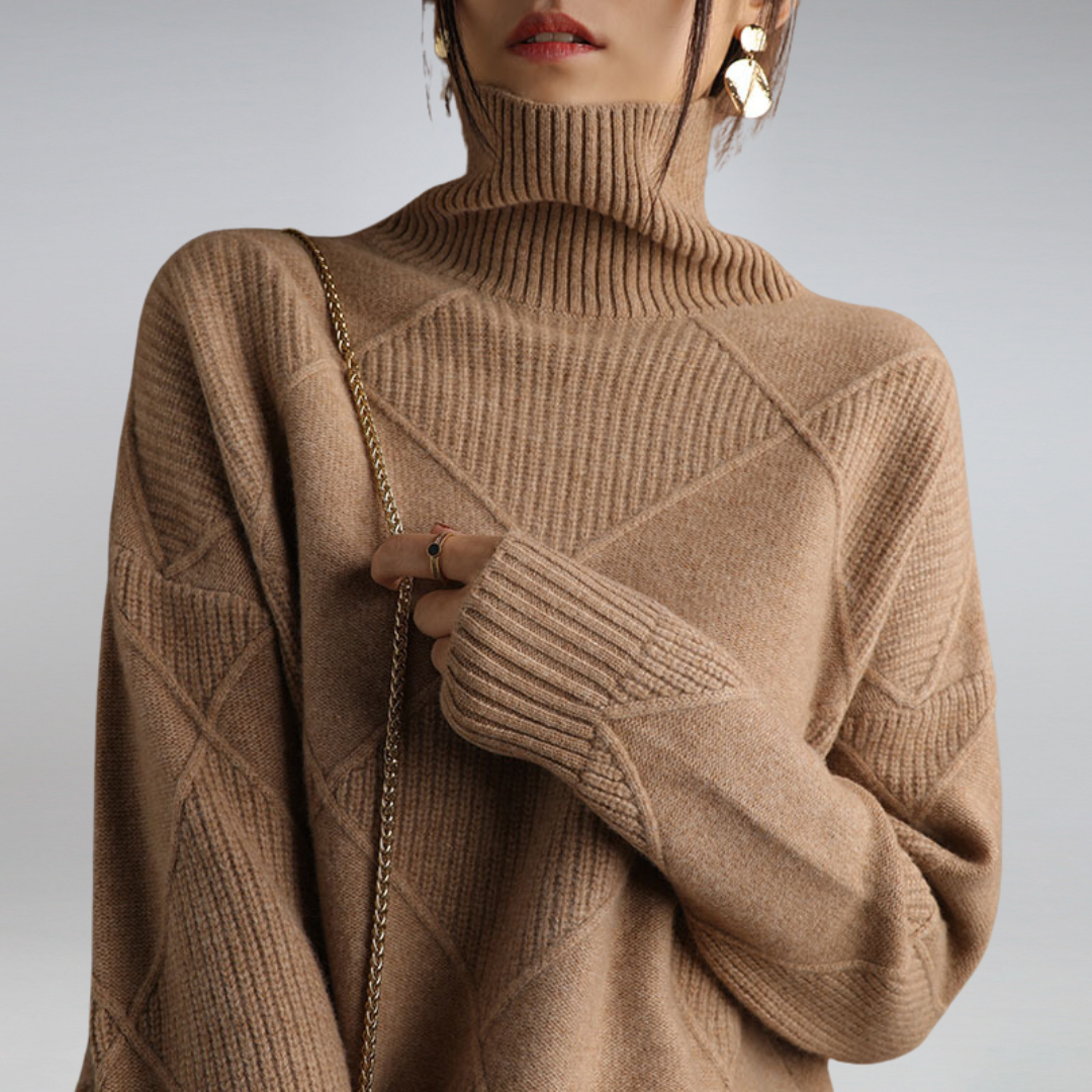 Camille - Eleganter Rollkragenpullover
