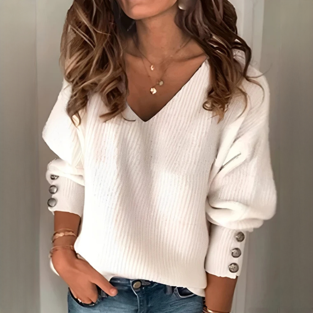 Beck - Stilvoller Pullover mit V-Ausschnitt