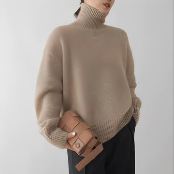 Clementine - Damenpullover mit bequemem Rollkragen