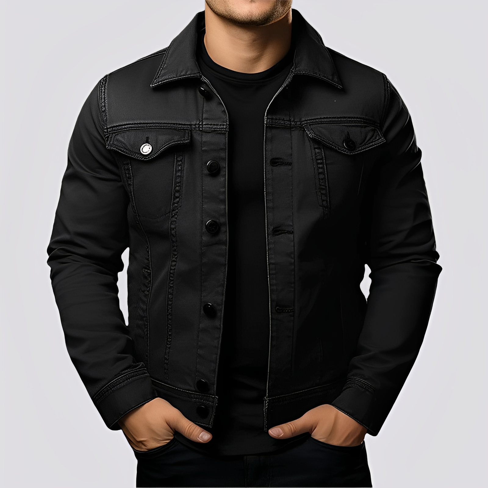 Maxwell - Traditionelle Herrenjacke aus festem Material