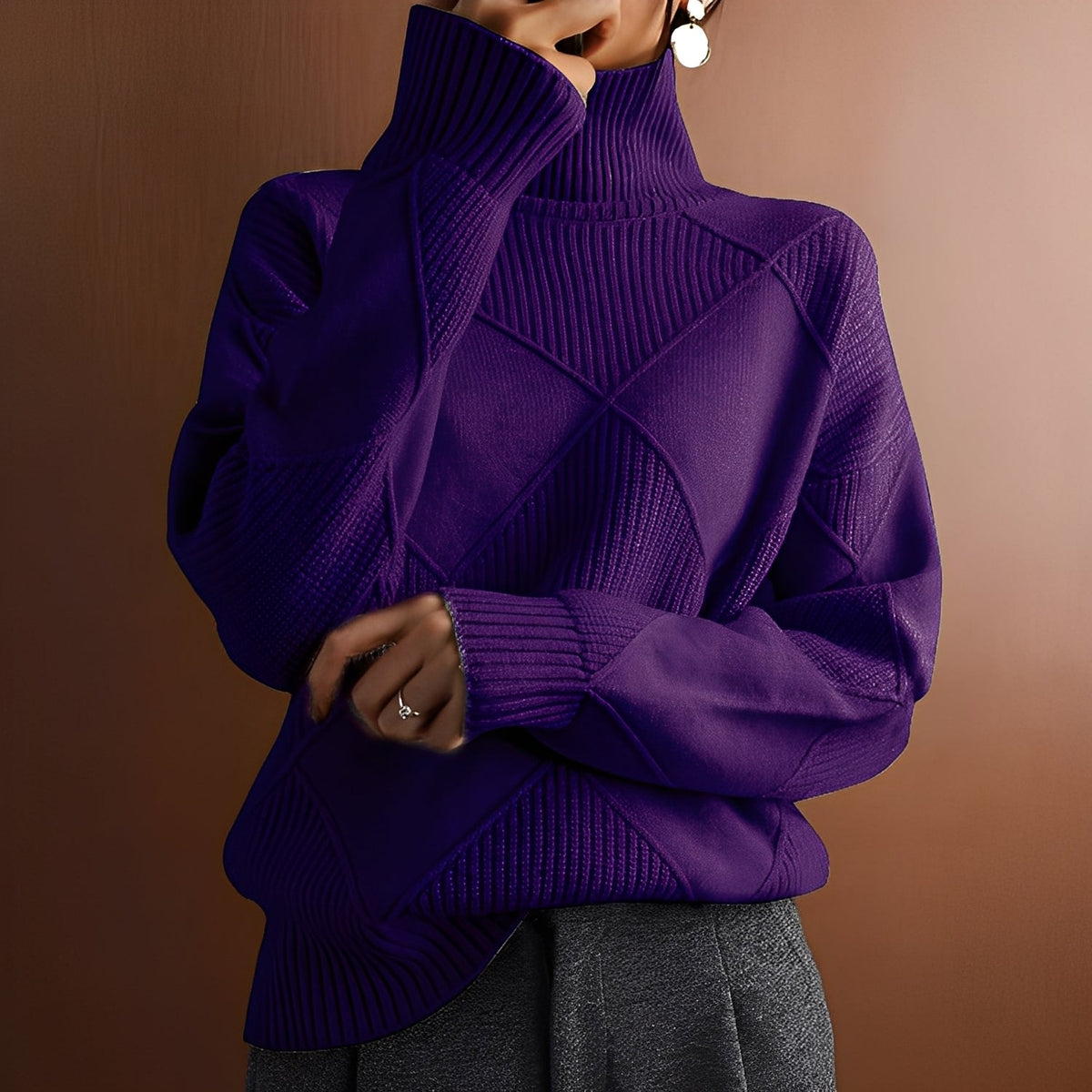 Morgan - Eleganter Rollkragenpullover