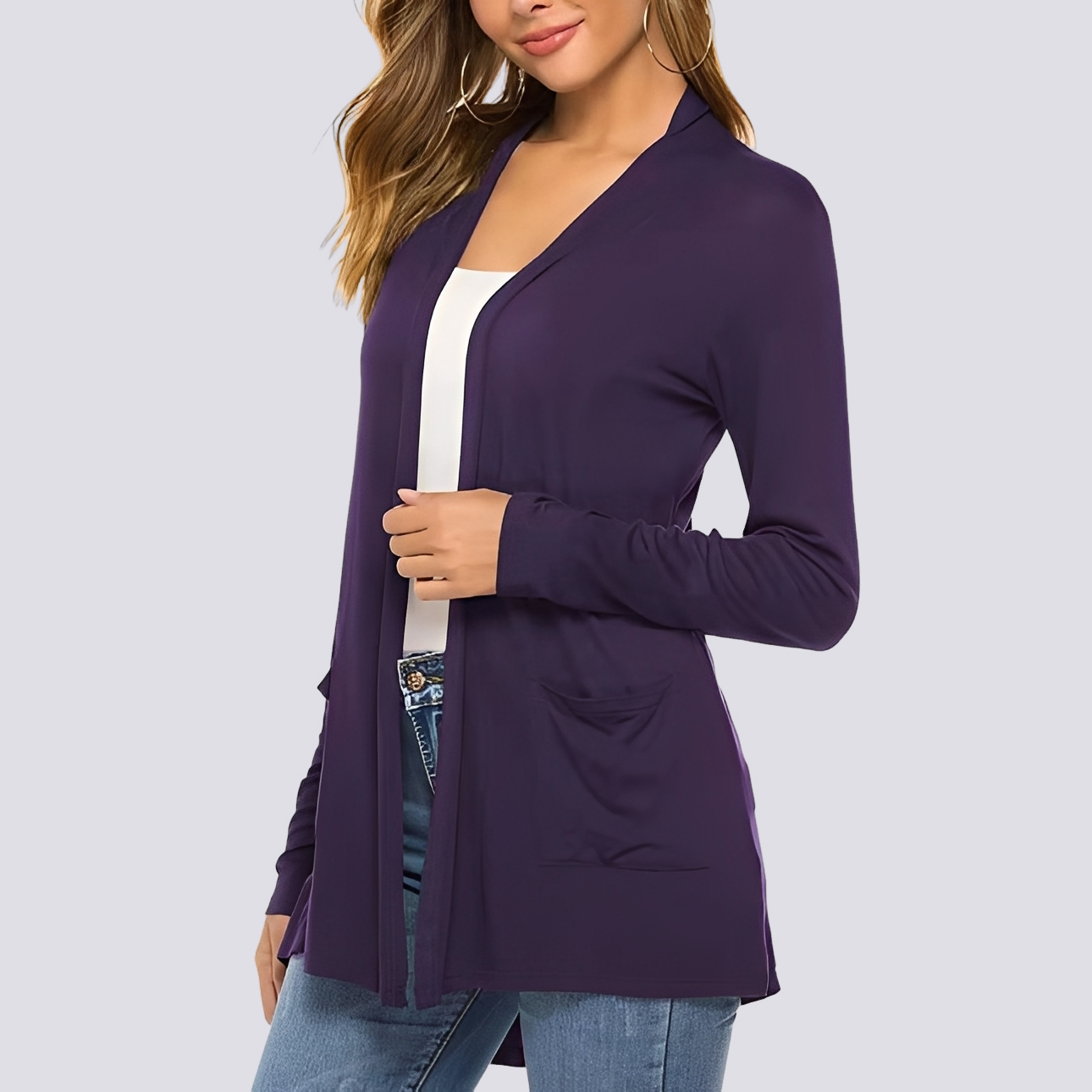 Bertha - Komfortable Langarm-Jacke