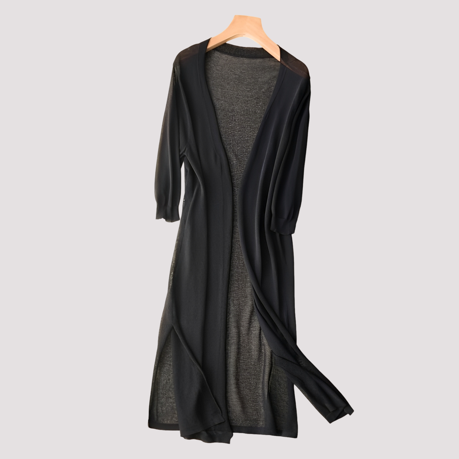 Fannie - Gemütlicher langer Damen-Cardigan