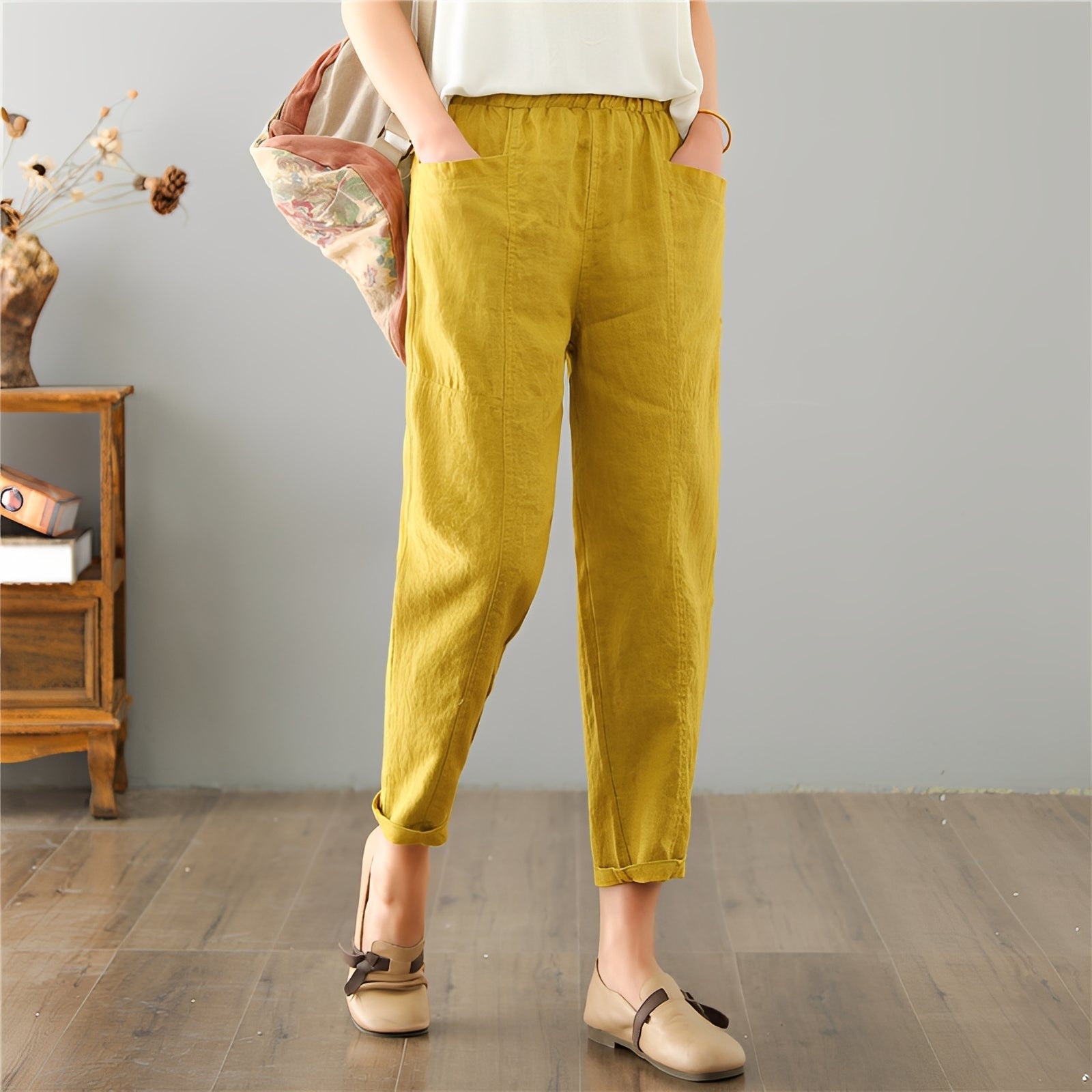 Gretchen - Bequeme Freizeithose mit Taschen für Damen