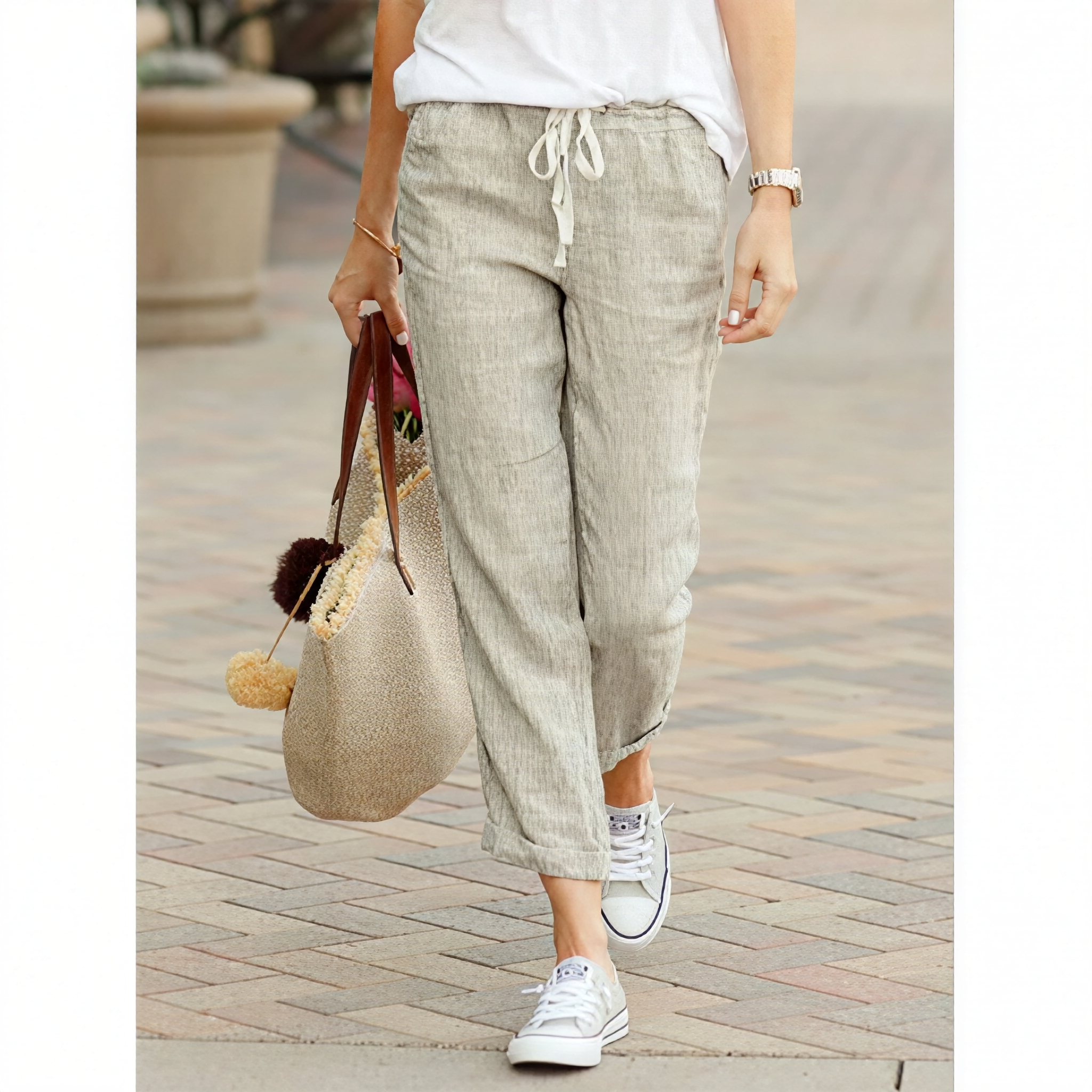 Avery - Freizeitpants mit Kordelzug