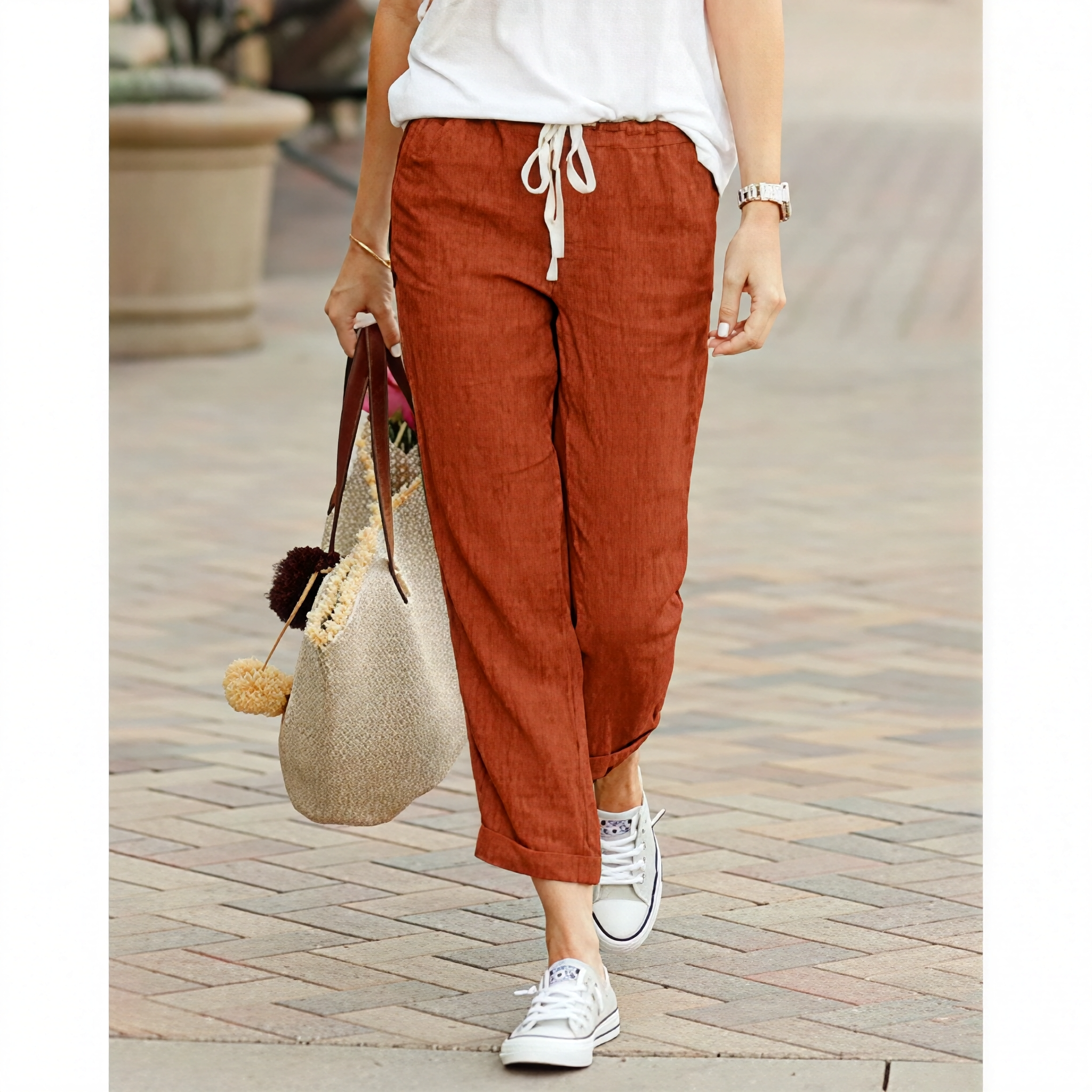 Avery - Freizeitpants mit Kordelzug