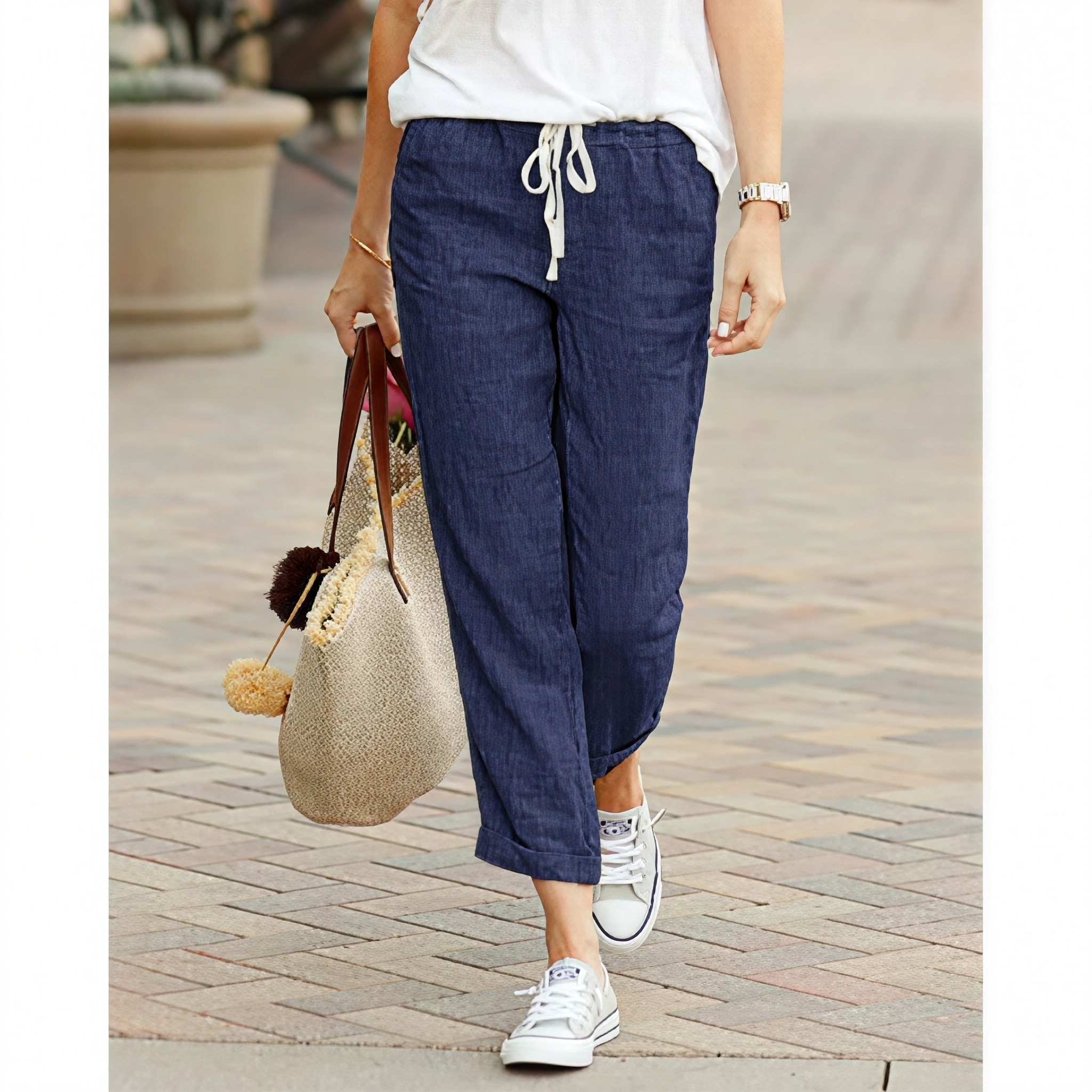 Avery - Freizeitpants mit Kordelzug