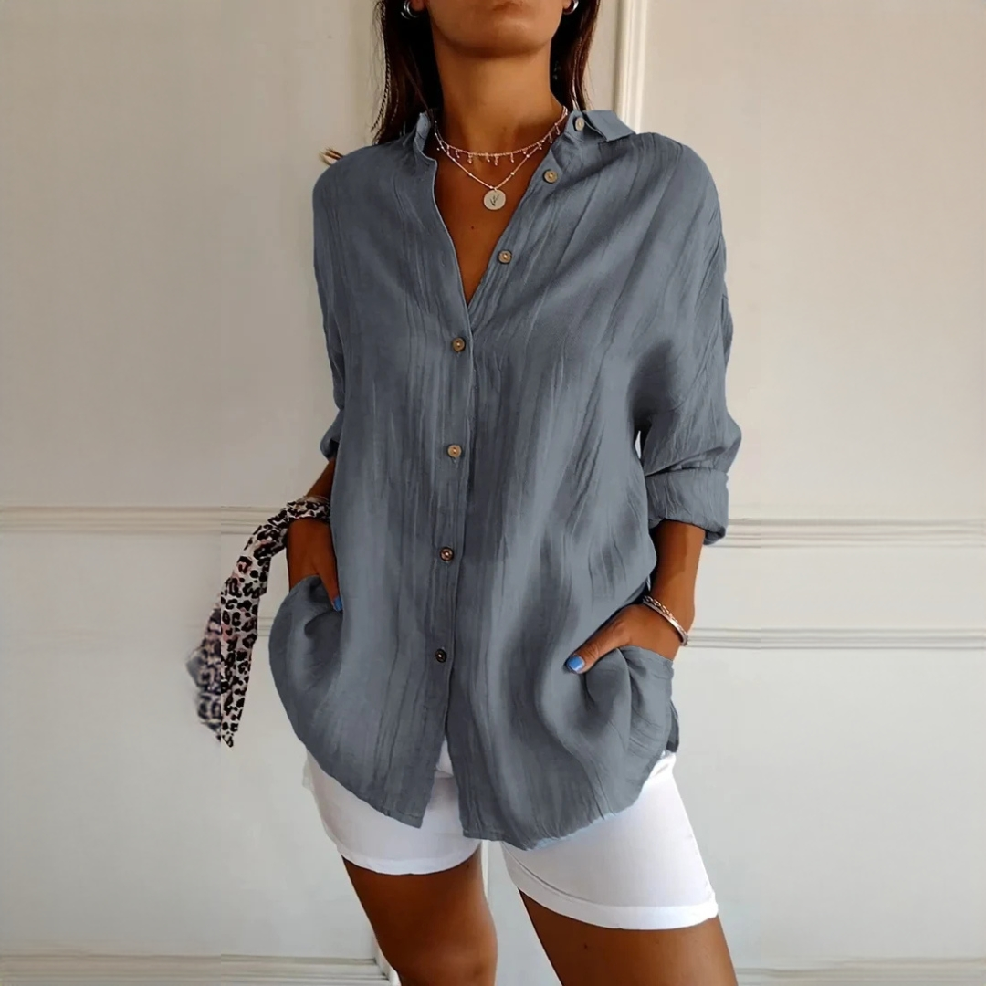 Xaelle - Elegante Bluse mit Knöpfen