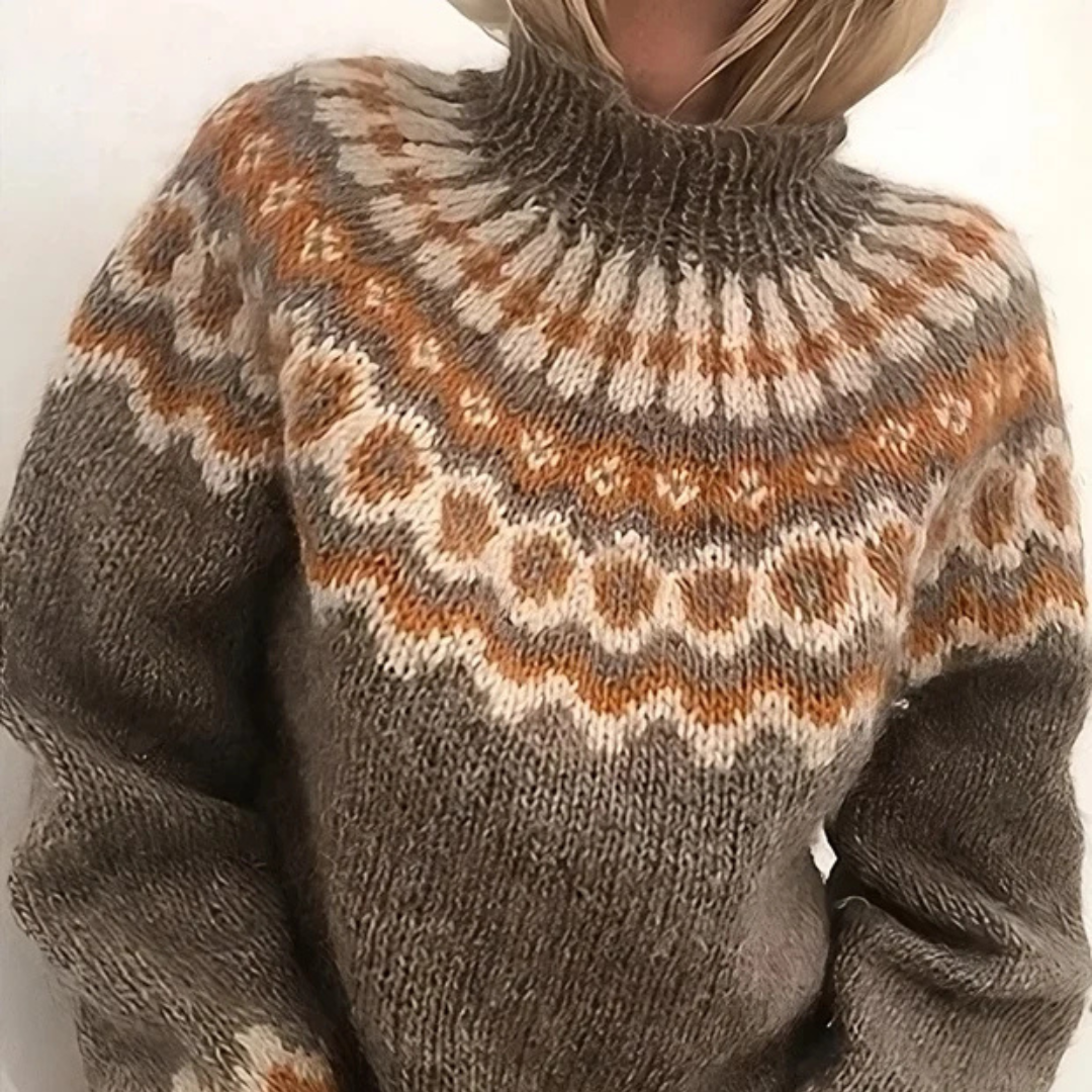 Oona - Eleganter und warmer Rollkragenpullover