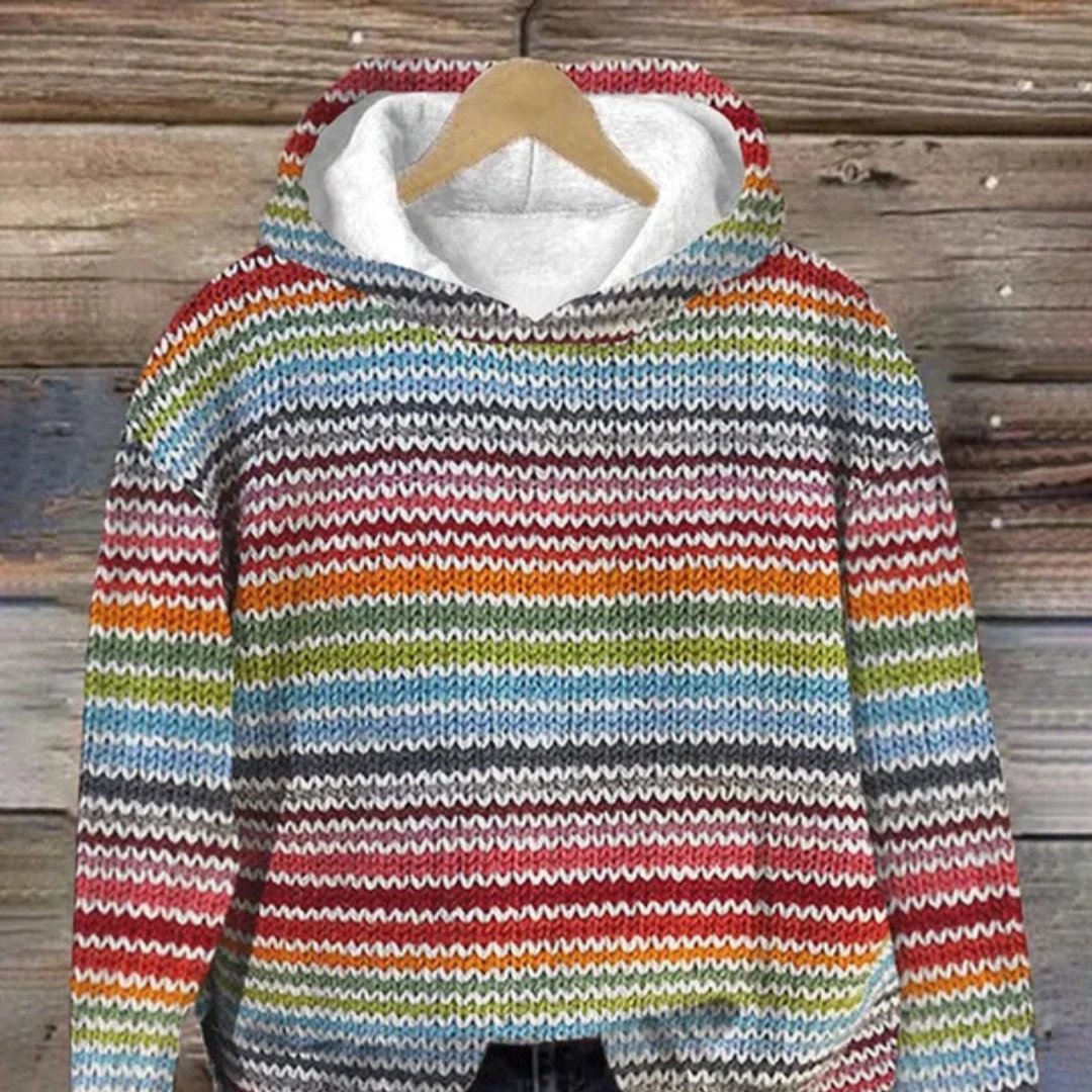 Maacah - Modische Kapuzenjacke mit Streifen