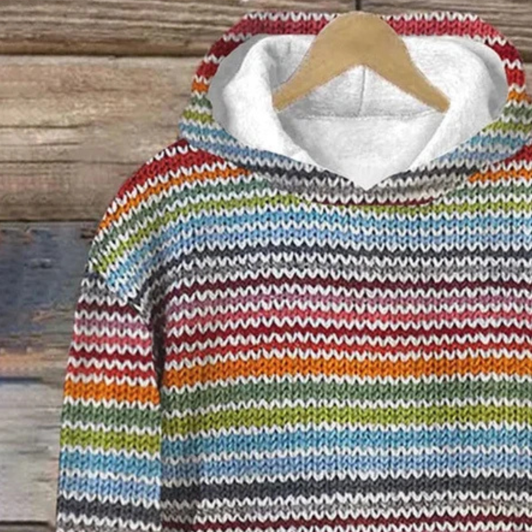 Maacah - Modische Kapuzenjacke mit Streifen