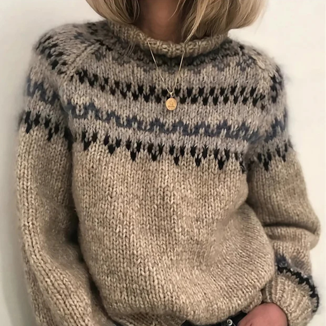 Oona - Eleganter und warmer Rollkragenpullover
