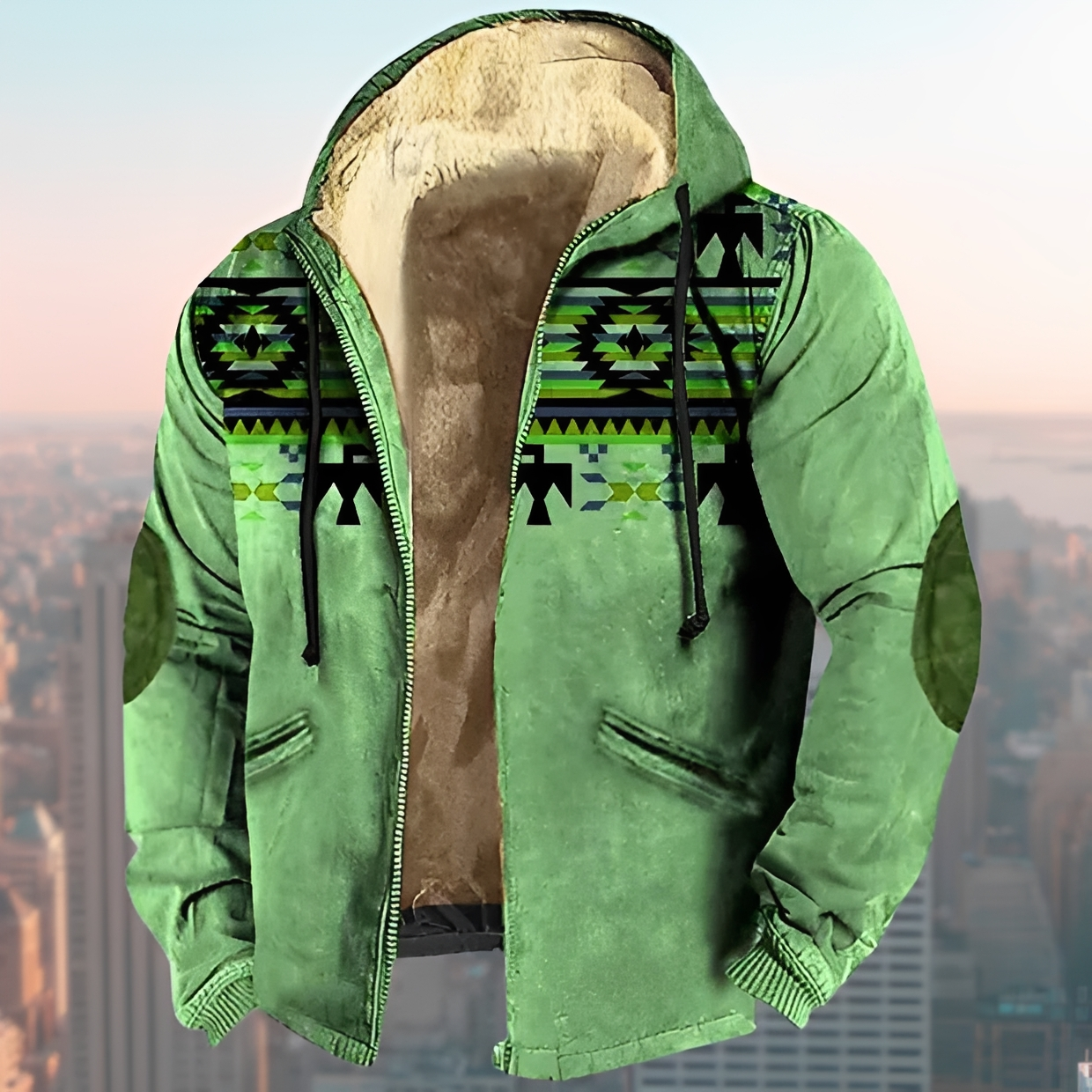 Laszlo - Retro-Hoodie-Jacke